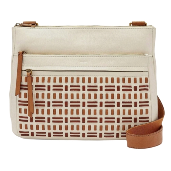 Fossil Handbags - Fossil | Corey Leather Crossbody Bag | Large